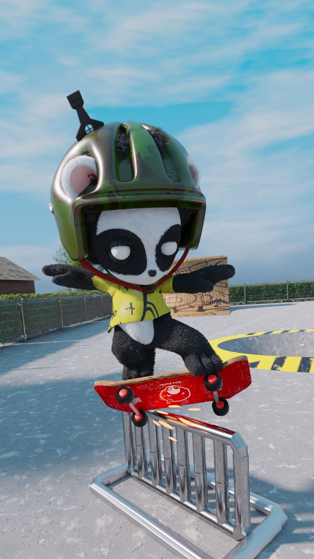 Afro Panda sharing a story